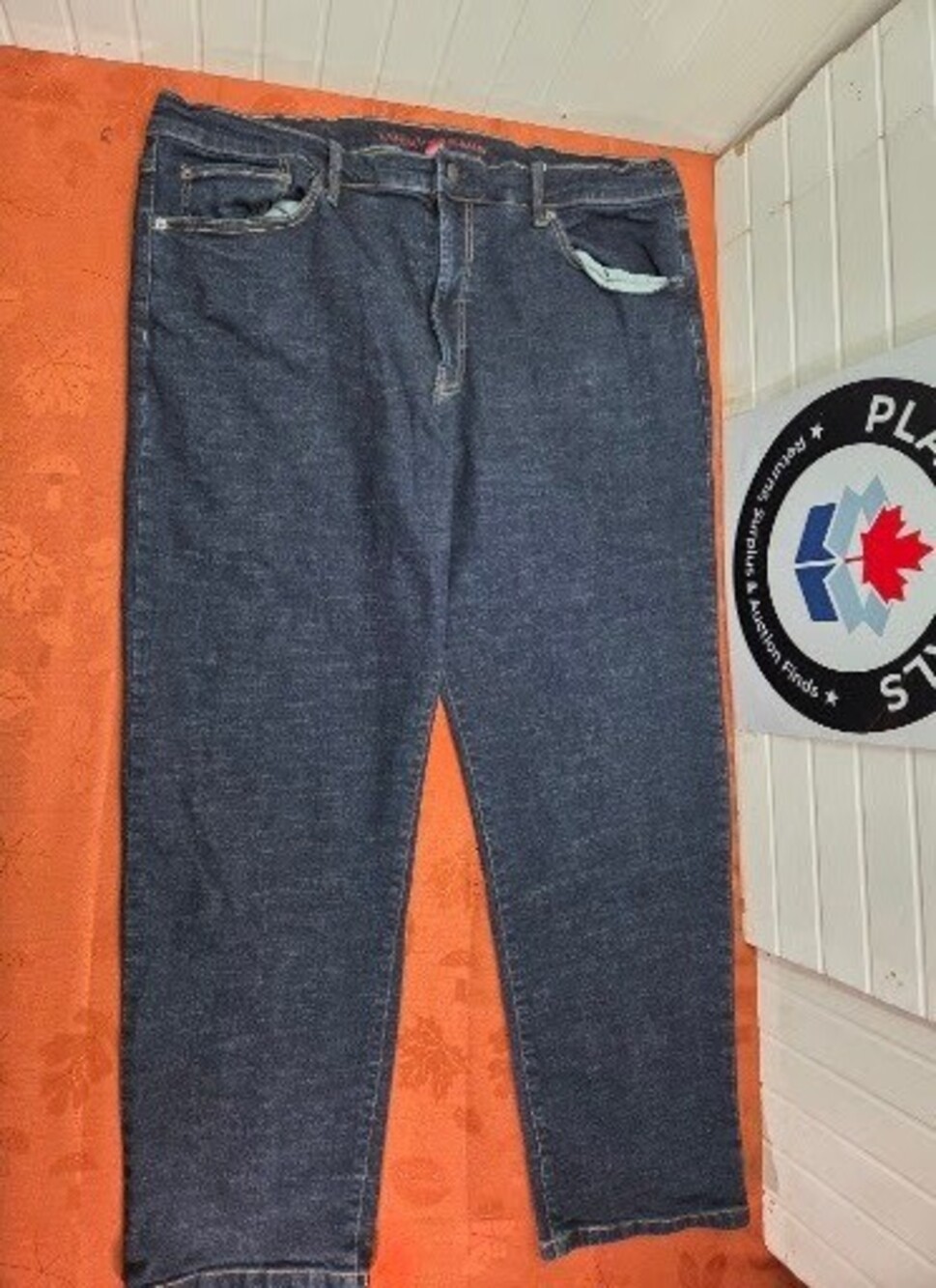 Lucky Brand Men's Straight Leg Stretch Jeans, Dark Wash, 38x30